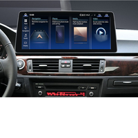 Radio GPS con Pantalla Dividida de 12.8" HD 2400X900, Snapdragon, CarPlay Inalámbrico, Android Auto, DSP, Android 15 para Serie 3 E90