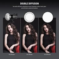 NEEWER Boîte à lumière parabolique 90 cm (35,4 po) avec monture Bowens à dégagement rapide, diffuseurs/grille/sac pour éclairage vidéo continu
