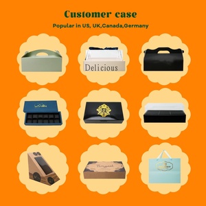 Boîte d'emballage personnalisée pour gâteaux, sushis, gaufres, biscuits aux noix, pâtisseries, desserts, crêpes, produits de boulangerie, bento et donuts - Product Image 5