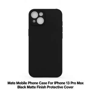 Étui de téléphone portable Mate pour Iphone 13 Pro Max, finition noire mate, housse de protection - Product Image 2