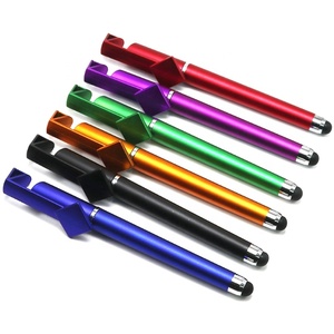 Metallic Pure Cheap Ball Point <strong>Pen</strong> with Customized QR Code Stylus Mobile Phone Holder <strong>Pen</strong> for Promotion or Gift - Product Image 1