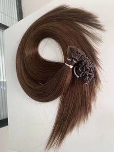 Extensiones de Cabello con Punta Plana de 12-30 Pulgadas, Cabello Humano con Punta Plana de Queratina Pre-Adherida, Ondulado y Liso, Todos los Colores Disponibles, Envío Rápido - Product Image 3