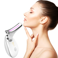 Appareil de beauté pour le visage et le cou, micro-courant, lifting, raffermissement de la peau, anti-rides, rechargeable par USB, multi-prises