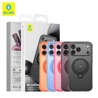 Étui BLUEO TPU+PC avec coussin d'air antichoc, résistant aux chutes, support magnétique pour 18 Pro Max