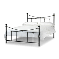 Échantillon Gratuit - Nouveau Cadre de Lit Moderne en Métal pour Enfants avec Rangement, Noir - Ensemble de Meubles pour Chambre, Salon, Hôtel, Appartement, École, Hôpital