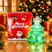Jouet Squishy Arbre de Noël Père Noël à Remontée Lente, Anti-Stress, Jouet Sensoriel Anti-Anxiété pour la Concentration, Cadeau de Noël
