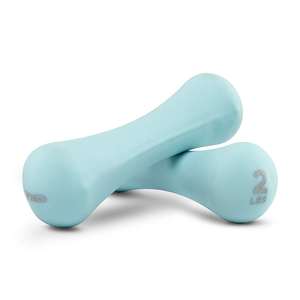 Juego de mancuernas con revestimiento de neopreno de 7kg personalizado Lady Hex Heart Bone en forma de mancuerna para Mujeres Hombres brazo Pilates juego de mancuernas - Product Image 1