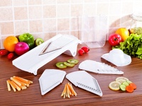 Easy Grip Food Holder Handmatige V-Slicer Fruit & Groente Gereedschappen Plastic Snijder & Chopper Voor Thuisgebruik