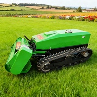Tondeuse robotisée à fléaux télécommandée pour jardin et verger, tondeuse à gazon tout-terrain pour la coupe des mauvaises herbes et des arbustes