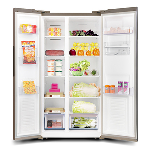 Electrodomésticos Refrigerador de lujo para el hogar Lado a lado con dispensador de agua Refrigerador OEM a <span class=keywords><strong>precio</strong></span> de fábrica Refrigeración por aire sin escarcha - Product Image 4