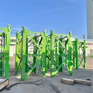 Instalación Hammerhead Auto-Erecting Mobile <span class=keywords><strong>Lego</strong></span> Tower Crane 12T Luffing Jib Topless Crane Gear Motor Componentes del núcleo del motor - Product Image 4