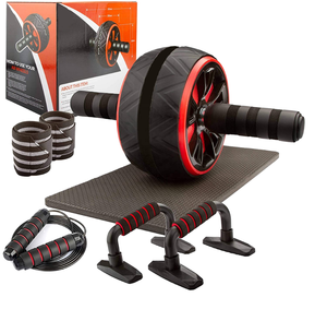 Rodillo Abdominal Clásico de ABS para Ejercicios en Casa, para Fortalecimiento Muscular, con Abdominal Carver y Tapete para Rodillas Gratis - Product Image 5