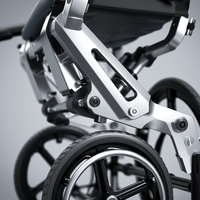 Service professionnel de moulage sous pression d'usine Support de fauteuil roulant en alliage d'aluminium moulé sous pression personnalisé