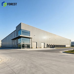 Almacén Comercial de Acero Estructural Prediseñado de Alta Capacidad de Carga, Gran Espacio Libre, Terminal Industrial, Depósito - Product Image 1