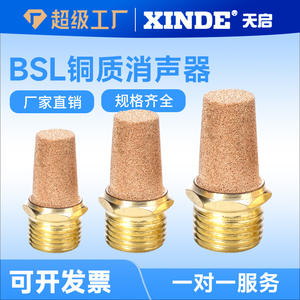 Elemento de Filtro Sinterizado de Cobre para Componentes Neumáticos BSL-01 02.03.04 06, Dispositivo de Reducción de Ruido para Silenciador de Circuito de Aire - Product Image 5