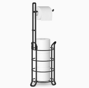 Modern Hotel Use Home Toilet Paper Holder <b>Standing</b> Wrought Iron Bathroom <b>Shelving</b> <b>Unit</b> with Eco-Friendly Design - Product Image 4
