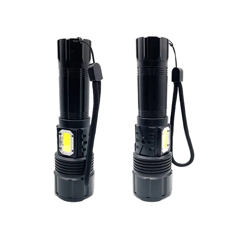 50000Lumen LED Tactical 18650/AA Flashlight Zoomable Focus Camping Lamp GA 