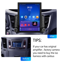 Autoradio Android de style écran Tesla vertical 9.7 "pour Subaru Outback 4 BR Legacy 5 LHD 2009-2014 Navigation GPS multimédia