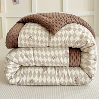 Couette en coton épaisse et chaude à imprimé floral pour l'hiver, 200x230 cm, vente en gros, taille double, queen, king, pour lit