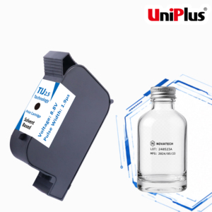 Cartucho de Tinta Solvente de Alta Adhesión Compatible con B3F58A para Codificación Industrial en Botellas de Vidrio - Product Image 1