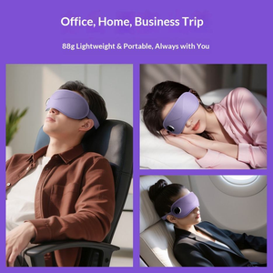 Heating massage eye <b>mask</b> hot stone graphene flexible massage device eye protection <b>sleep</b> <b>mask</b> light blocking - Product Image 4