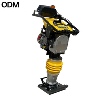 Machine à compacter le sol à essence de 80 kg, course de 45-65 mm, avec options de moteur Loncin