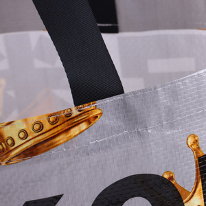 PP dệt Túi tùy chỉnh in ấn dễ thương thiết kế lấy đi Túi tùy biến <span class=keywords><strong>Tote</strong></span> công suất lớn <span class=keywords><strong>Tote</strong></span> Túi bãi biển - Product Image 6