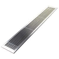 Diffuseur décoratif en acier inoxydable, produit diffuseur avec ventilation sécurisée, sortie d'air