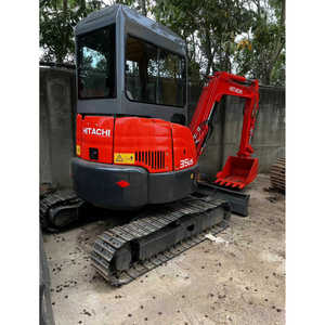 Hitachi ZX35US Mini pelleteuse sur chenilles de 3,5 tonnes 90% d'occasion, modèle 2018, godet de 0,35 m³ pour usage domestique et agricole, testé et inspecté à basse altitude - Product Image 1