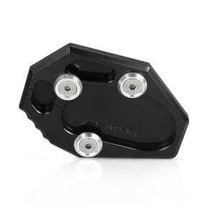 Tampon d'agrandissement de béquille latérale de pied de béquille pour Yamaha <span class=keywords><strong>FZ6</strong></span> Fazer / S2 ABS / FZ6R 2004 - 2017 <span class=keywords><strong>2016</strong></span> plaque de Support de moto agrandir - Product Image 4