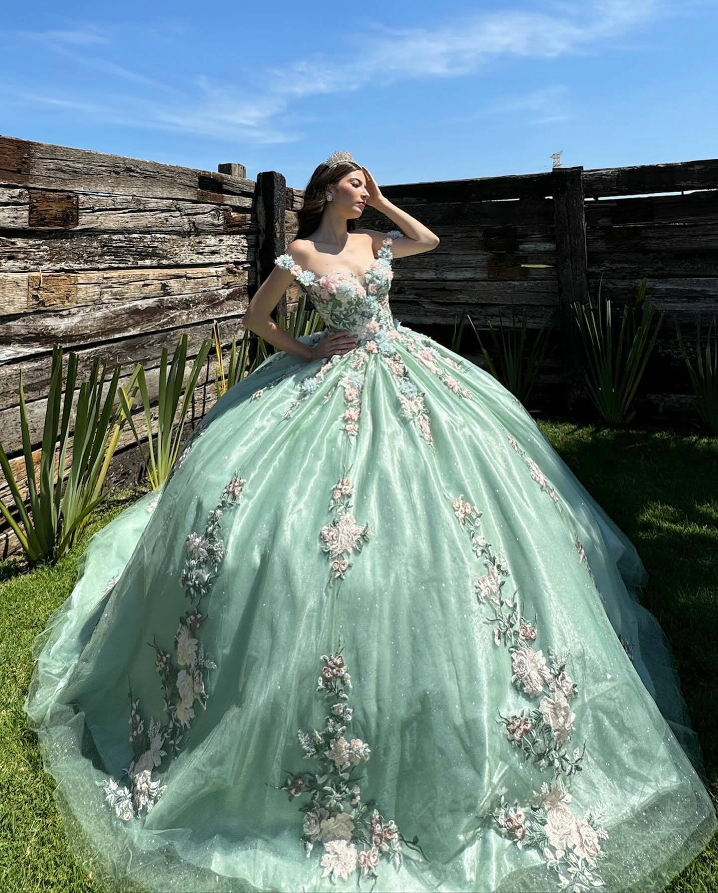 sage green dress birthday Sexy A Line Straps Sage Green Tulle Prom Dresses 21th Birthday Outfit PreppyDress