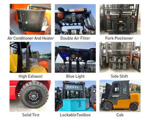 Montacargas de Combustión Interna de 3.5 Toneladas, Mini Montacargas Diésel de 4 Ruedas, Piezas de Repuesto para Almacén, Carretilla Elevadora - Product Image 5