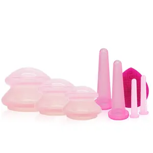 4 Size Silicone Massage Cupping Therapy Set