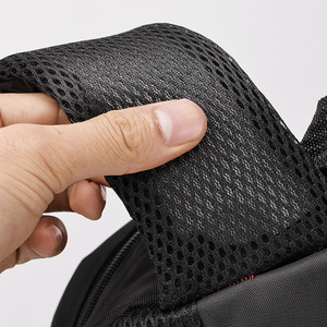 Laptop <b>Backpack</b> 15-16 Inch <b>Large</b> Capacity Shoulder Bag For Business Travel Unisex Solid Color - Product Image 4