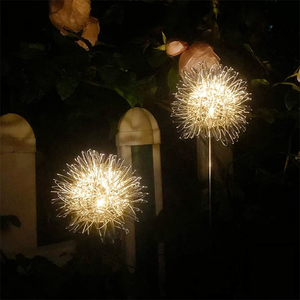 Lampe Pissenlit IP65 en Aluminium pour Jardin, Événements, Fêtes, Décoration Extérieure, Lumières Solaires LED Féeriques, Mariage, Vacances - Product Image 4