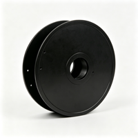 Bobina de Filamento para Impresión 3D Vacía Personalizada de 2KG, Carrete de Plástico de 250mm Reciclable para Línea de Extrusión de Filamento