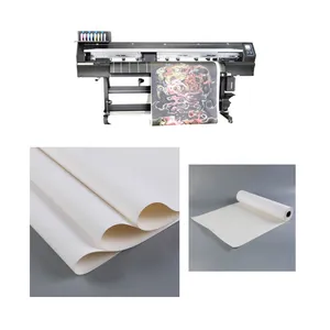 100% impermeabile in puro cotone stampabile tessuto bianco bianco stampa rotolo di tela a getto d'inchiostro di grandi dimensioni rotolo di tela in policotone