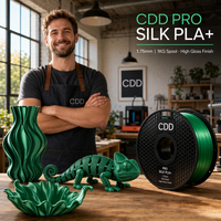 Filament PLA Soie CDD 1,75 mm, surface brillante pour modèles et artisanat, compatible avec les imprimantes 3D Bambu Lab, directement de l'usine
