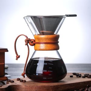 Yyw ecocon — bol de service à café 400ml, en verre résistant à la chaleur, ustensile de cuisine avec <span class=keywords><strong>filtre</strong></span> en acier inoxydable - Product Image 2