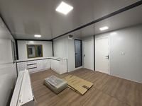 Villa conteneur pliable et extensible de 40 pieds, 4 chambres, ignifuge, modulaire, préfabriquée, entièrement meublée