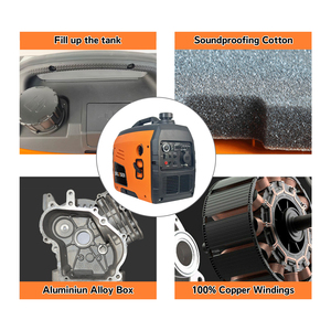 Generador de 2.2 KW, 2kw, Silencioso, de 2 Kw, Eólico, 152F, Stromerzeuger Schallisoliert HS2250is/E-D, Experimente lo Ideal - Product Image 6