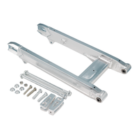 CUB CT125 Alloy 6061 Swingarm Belakang L=445MM Perak untuk Rangka Motor Pit Dirt Bike Suku Cadang Mini Bike Berkualitas