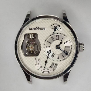 Reloj de pulsera con movimiento mecánico automático de tourbillon vertical de un solo eje y diseño original único de la marca del fabricante. - Product Image 3
