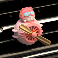 Accessoires de voiture Cute Car Air Conditioning Vents Fragrance Diffuser Air Outlet Vent Fresheners Cartoon Pilot Vent Perfume