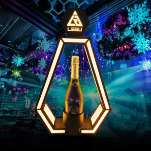 Fles Presentator Led Display Service Wijnfles Presentatoren Glorifier Teken Fles Glorifier