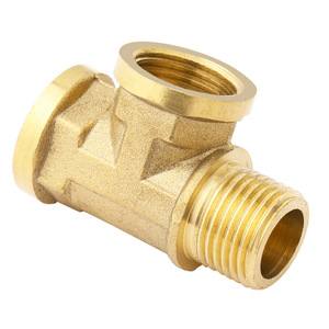 Conectores en T de Cobre de 1/2 Pulgada, Conector de Tubería de Latón Resistente para Plomería - Product Image 2