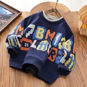 2024 printemps automne garçons <span class=keywords><strong>sweat</strong></span> élégant Version coréenne mode pour grands enfants Style décontracté pour enfants - Product Image 3