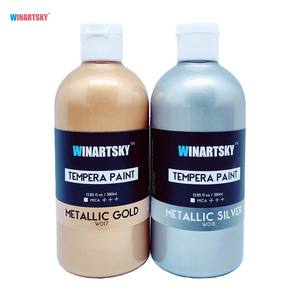 Pintura líquida <span class=keywords><strong>con</strong></span> 3 pinceles para niños, juego de pintura lavable <span class=keywords><strong>con</strong></span> 18 colores - Product Image 2