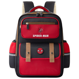 Sac à dos de grande capacité de dessin animé pour élèves du primaire garçons 1-3 Grade Oxford Material Ridge Protection Schoolbag - Product Image 6