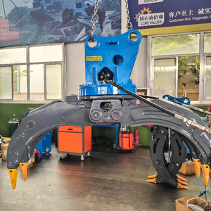 HOMIE Hydraulischer Rotations-Holzgreifer für Bagger Schwerlast-Holzgreifer für Forstwirtschaft und Holztransport - Product Image 1